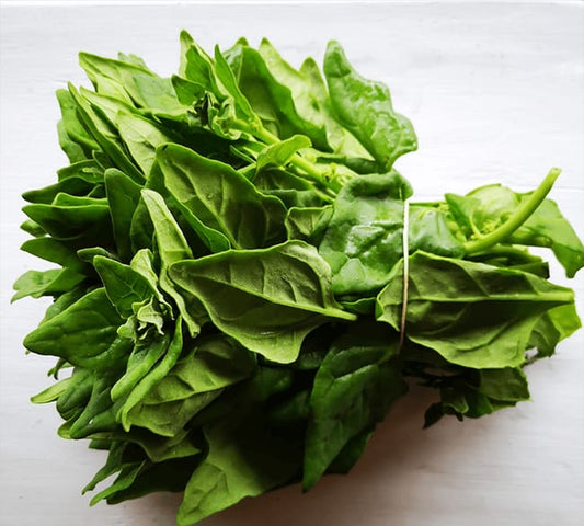 Espinaca criolla deshojada