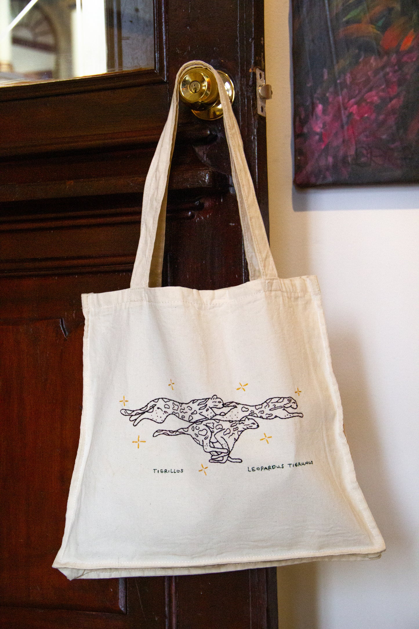 Tote bag bordada a mano