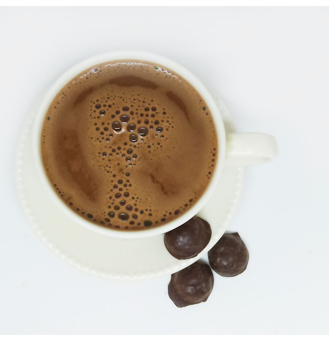 Chocolate en bola de la abuela mía con clavos y canela