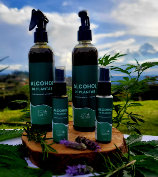 Alcohol de plantas con Cannabis