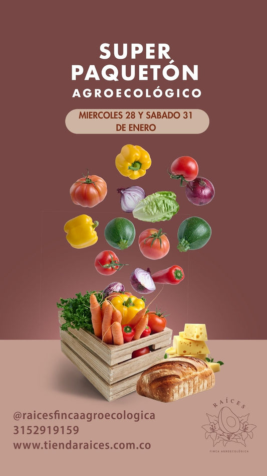 Super Paquetón Agroecológico 🧀🥑🍌🍓🥬