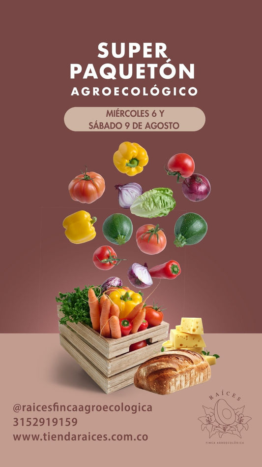 Super Paquetón Agroecológico 🧀🥑🍌🍓🥬