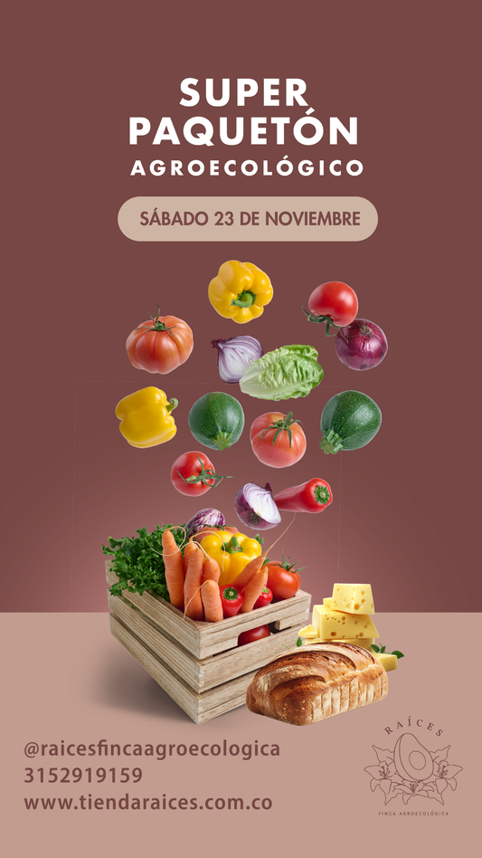 Super Paquetón Agroecológico 🧀🥑🍌🍓🥬