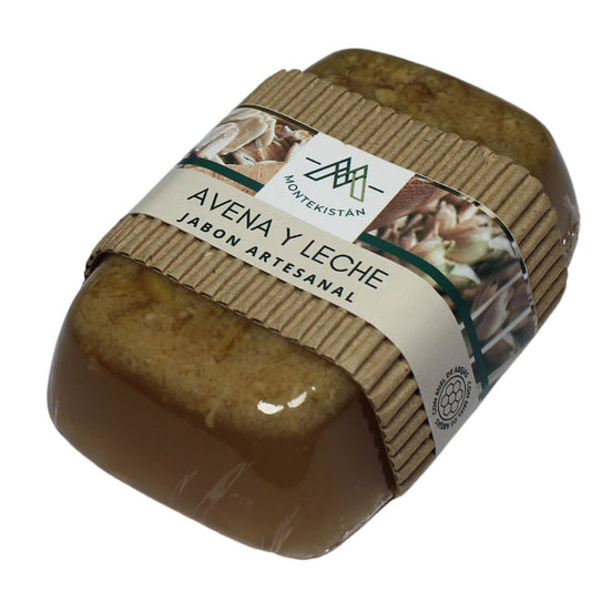 Jabón artesanal Madre Tierra Leche y avena (120g)