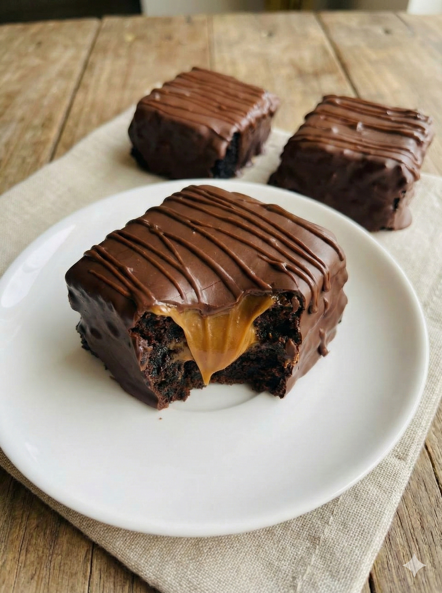 Brownie caramel keto