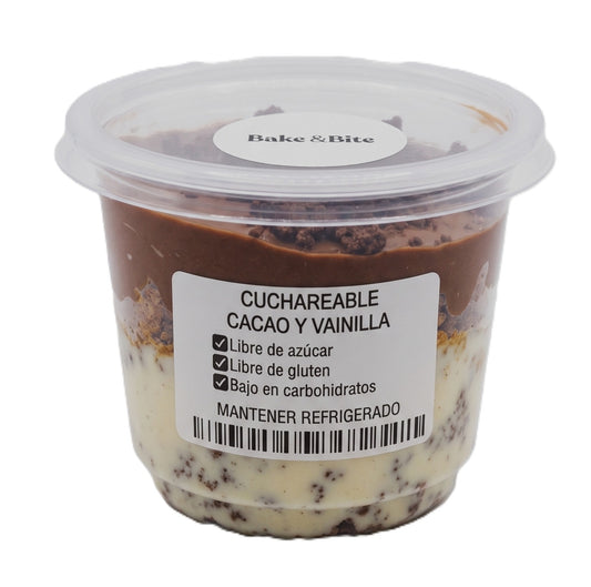 Cuchareable cacao y vainilla