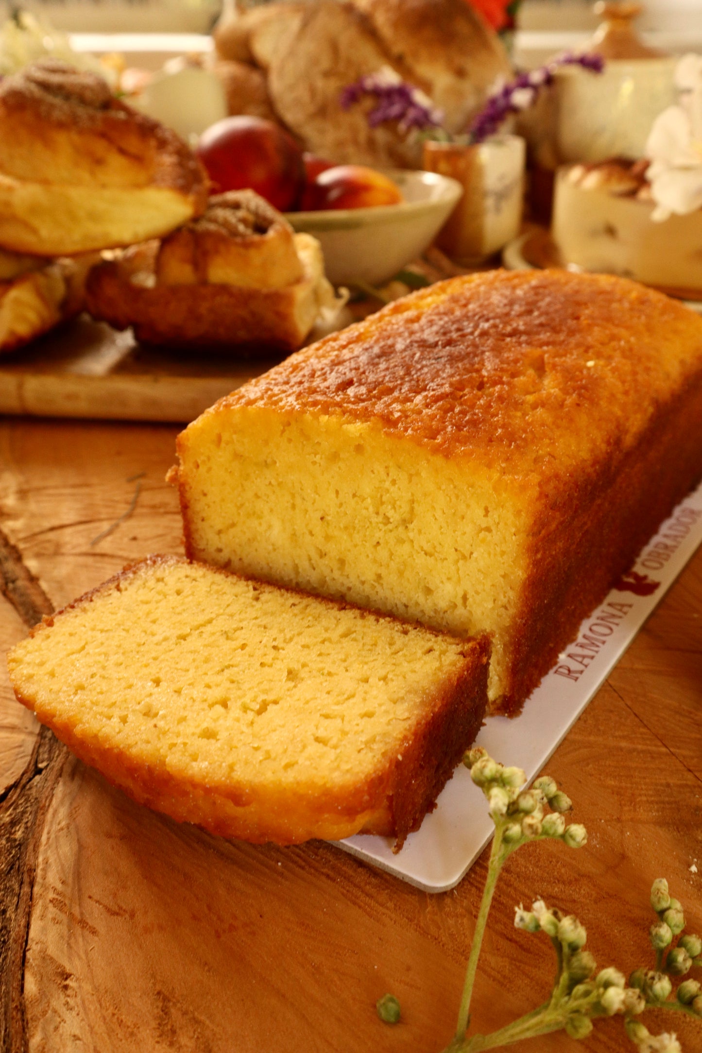 Cake de limón mandarino