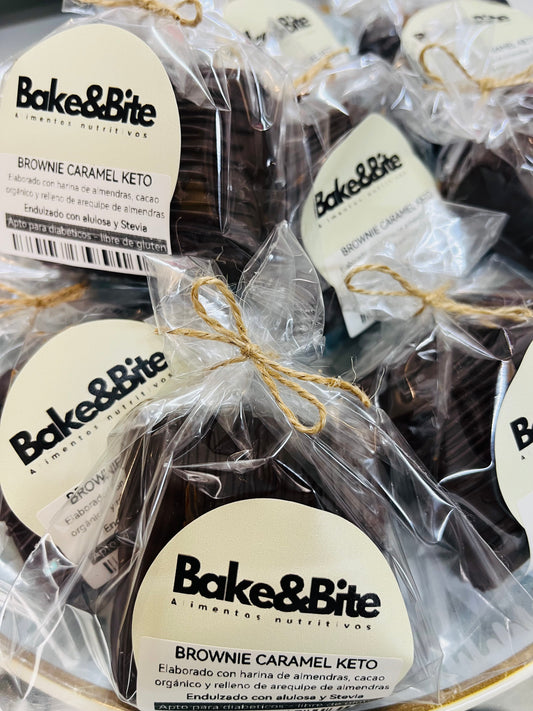 Brownie caramel keto