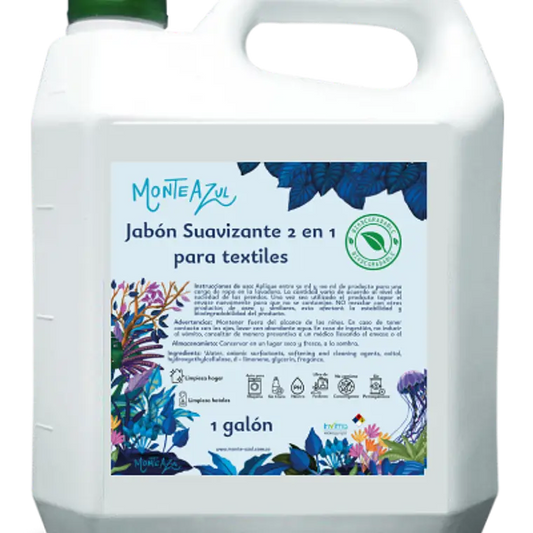 Jabón detergente/suavizante textiles 2 en 1