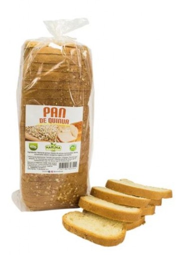 Pan de quinua sin gluten tajado