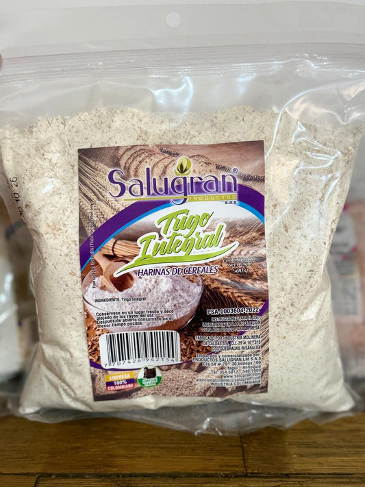 Harina de trigo integral (500g)