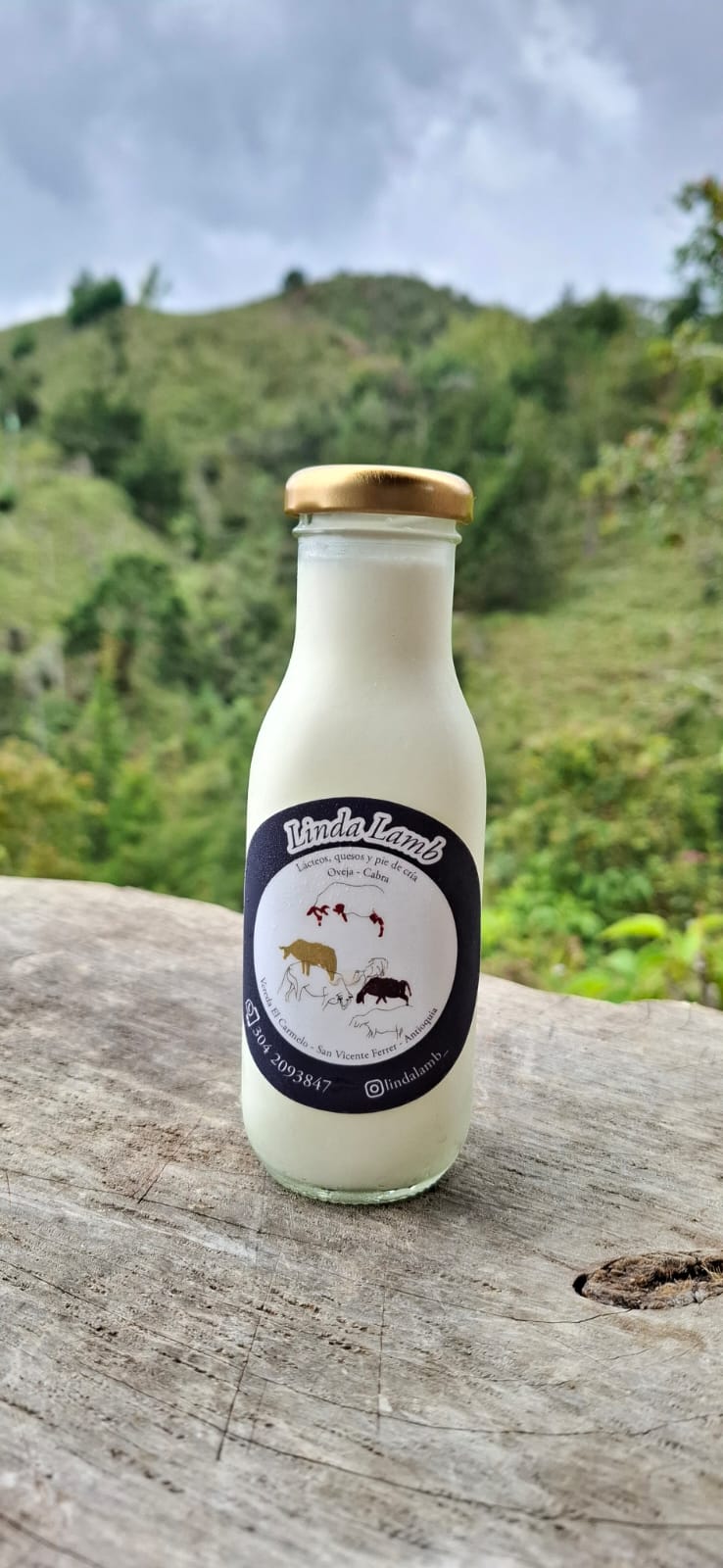 Yogur de oveja entero bebible (250ml)