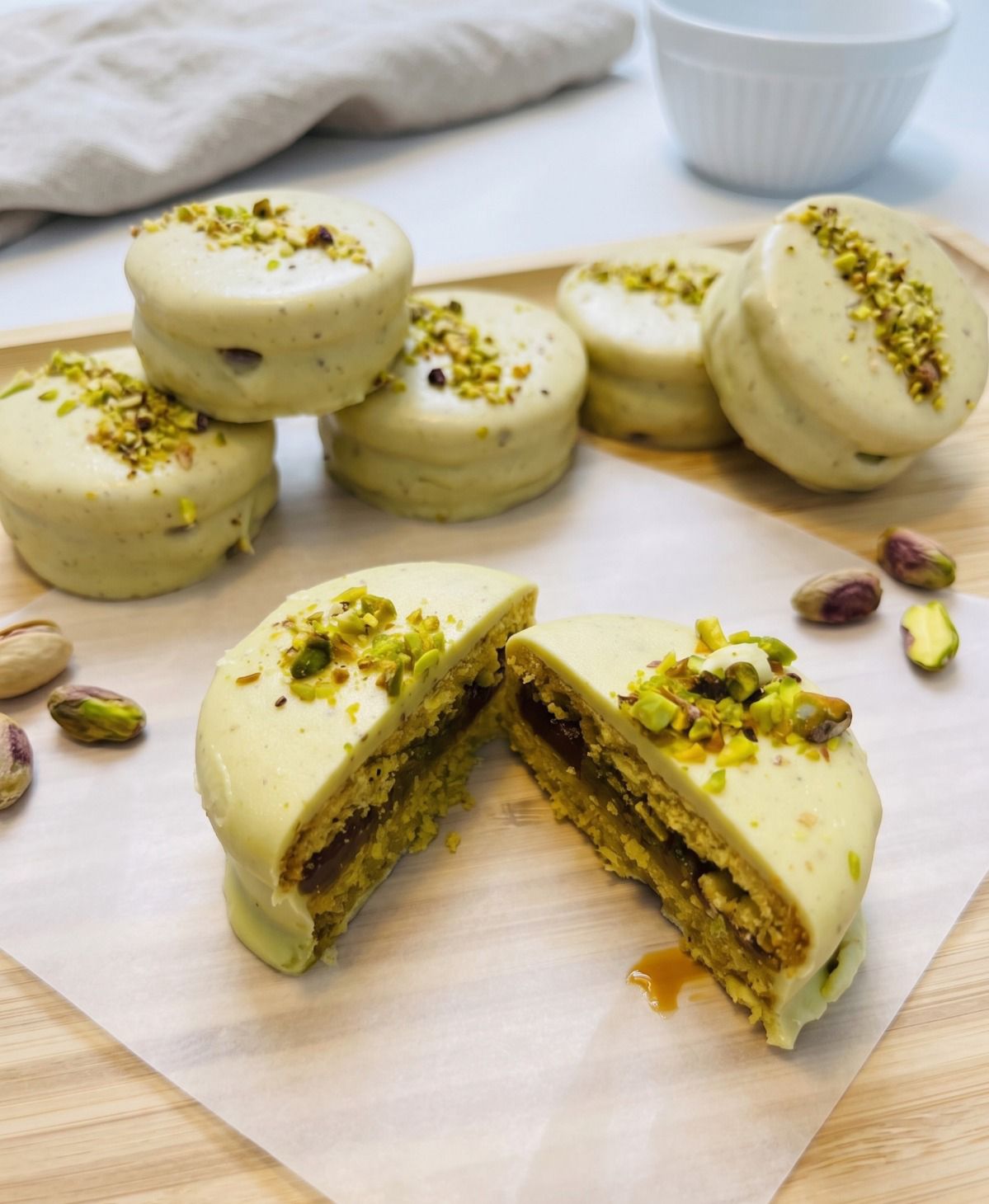 Alfajor de pistacho