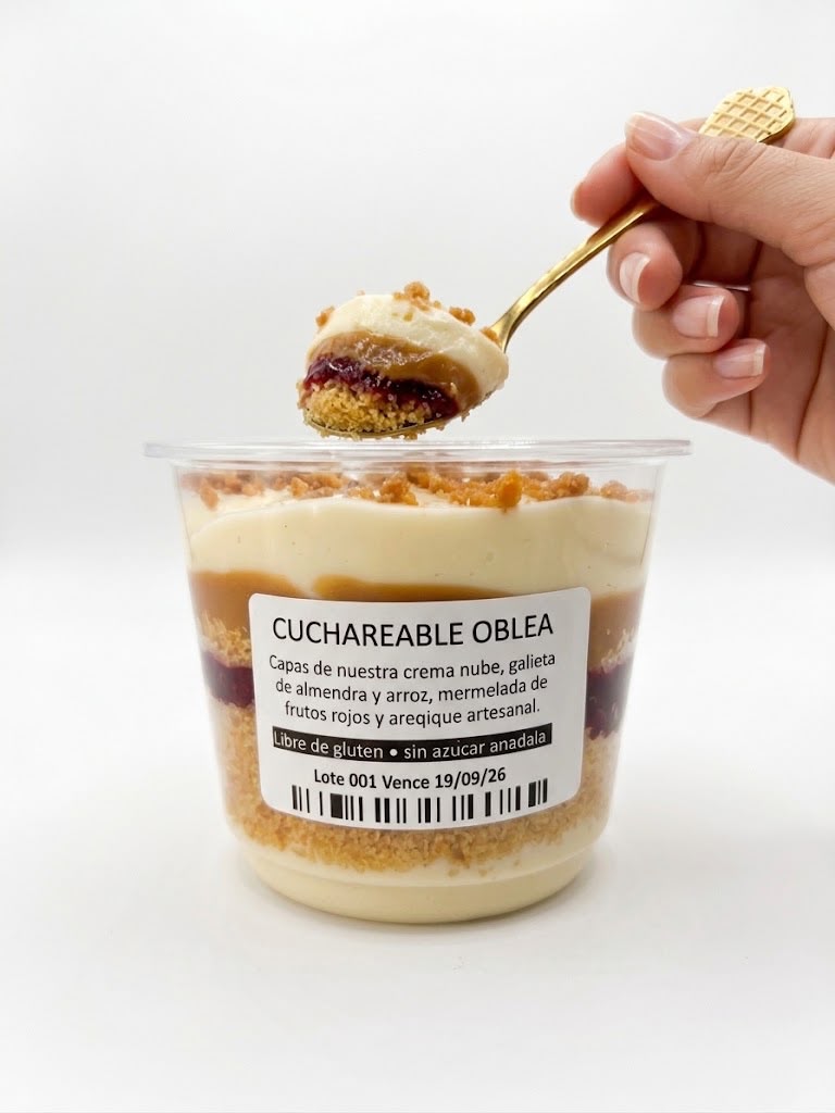 Cuchareable de oblea