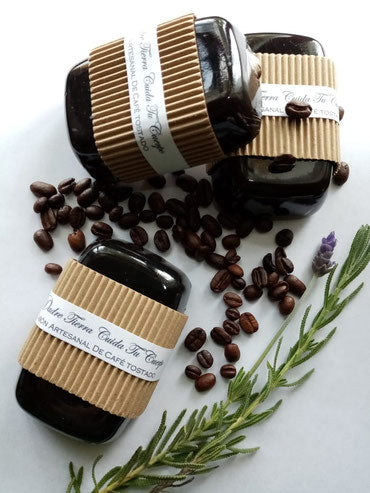 Jabón artesanal Madre Tierra Café tostado (120g)