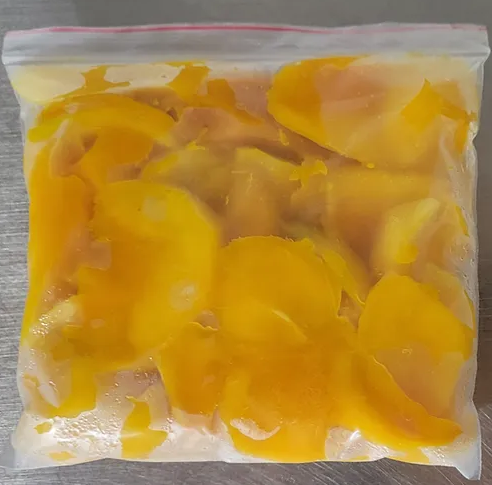 frozen ripe mango