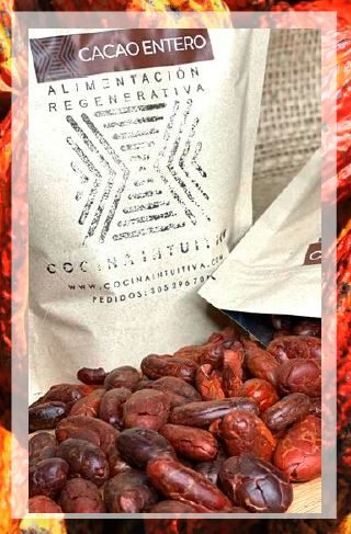 Whole roasted cocoa beans (200g)