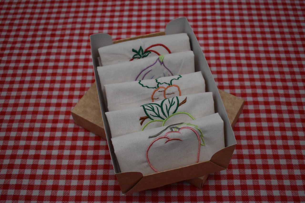 Multipurpose cloth bag with embroidery